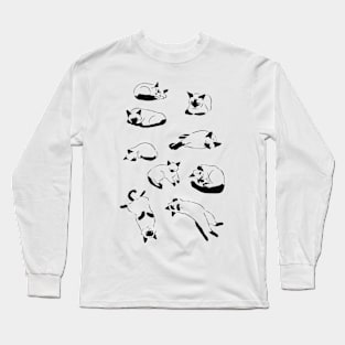 More Sleep Siamese Cat Long Sleeve T-Shirt